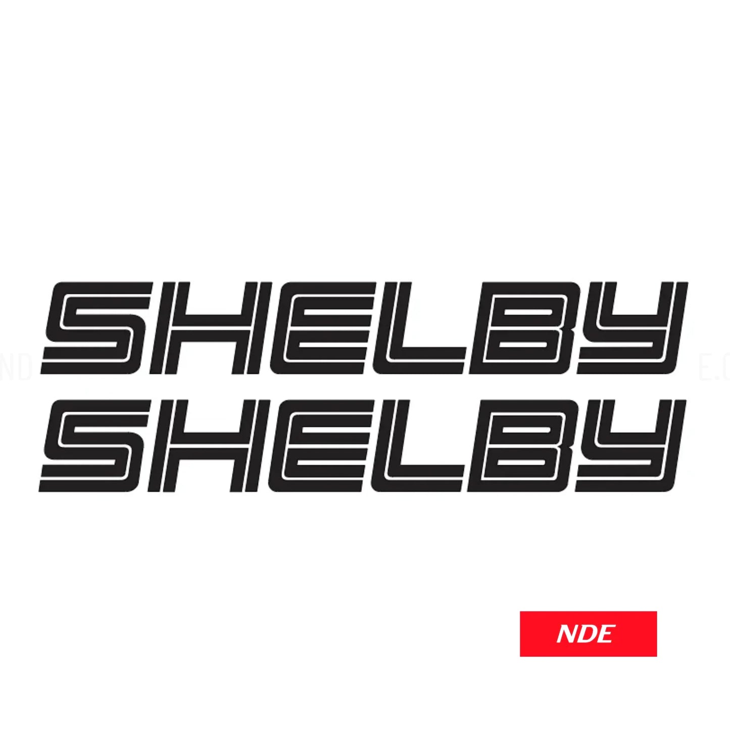 STICKER DECAL SHELBY