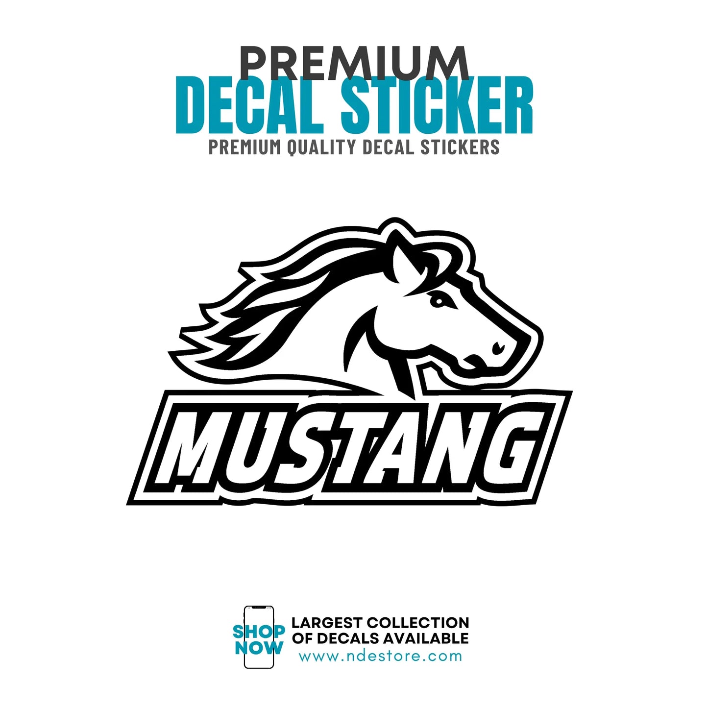 STICKER DECAL MUSTANG