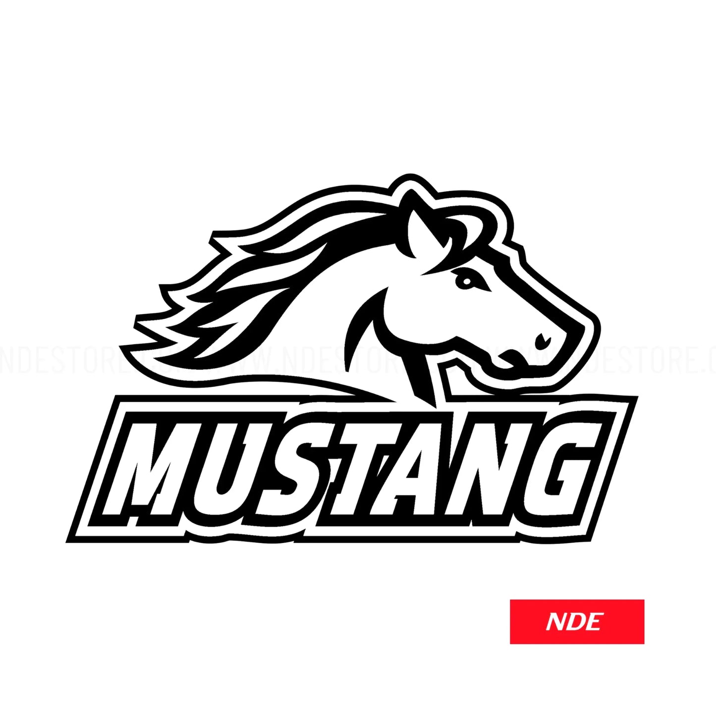 STICKER DECAL MUSTANG