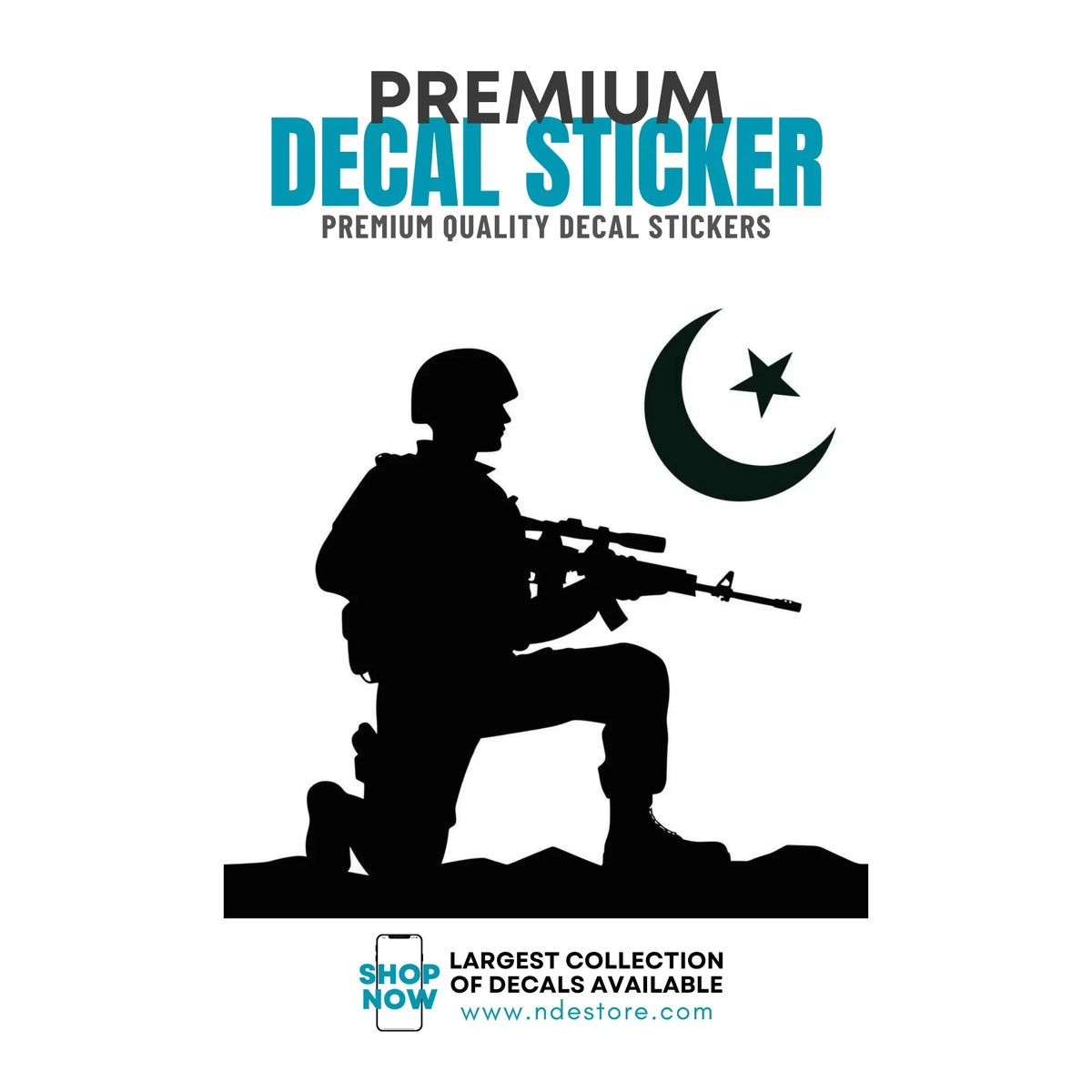 Sticker Decal Paksitan Army Soldier - Shop Now – ndestore.com
