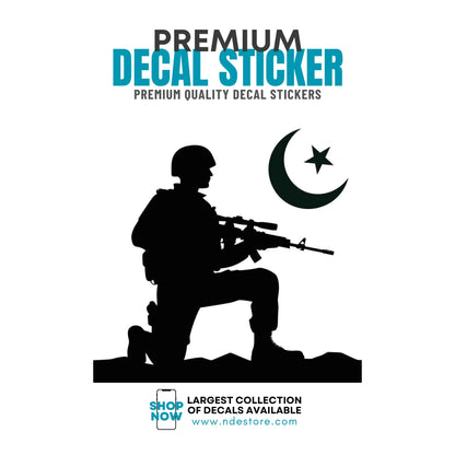 STICKER DECAL PAKISTAN ARMY SOLDIER