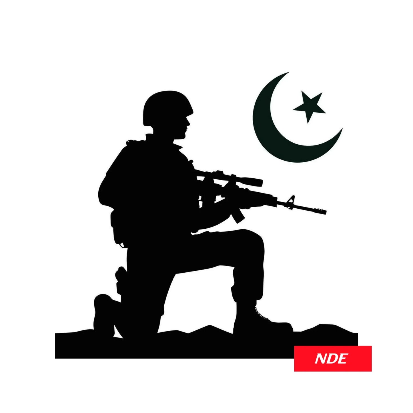 STICKER DECAL PAKISTAN ARMY SOLDIER
