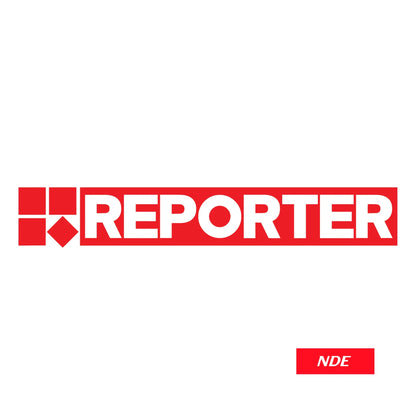 STICKER DECAL REPORTER