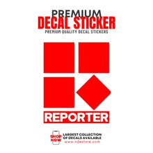 STICKER DECAL REPORTER