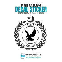 STICKER DECAL PAKISTAN CUSTOMS