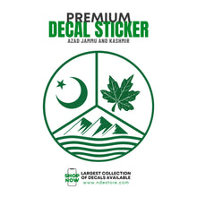 STICKER DECAL AZAD JAMMU AND KASHMIR