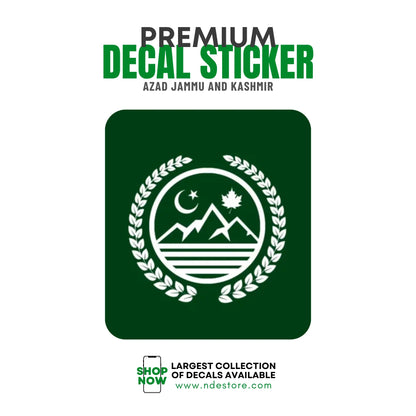 STICKER DECAL AZAD JAMMU AND KASHMIR