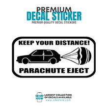 STICKER DECAL PARACHUTE EJECT