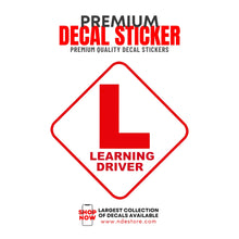 STICKER DECAL LEARNING DRIVER
