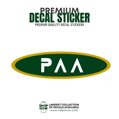STICKER DECAL PAA