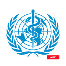 STICKER DECAL WORLD HEALTH ORGANIZATION