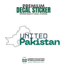 STICKER DECAL UNITED PAKISTAN