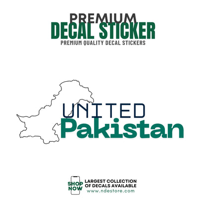 STICKER DECAL UNITED PAKISTAN