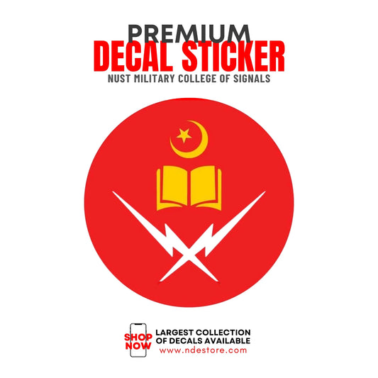 STICKER DECAL MILITARY COLLEGE OF SIGNALS