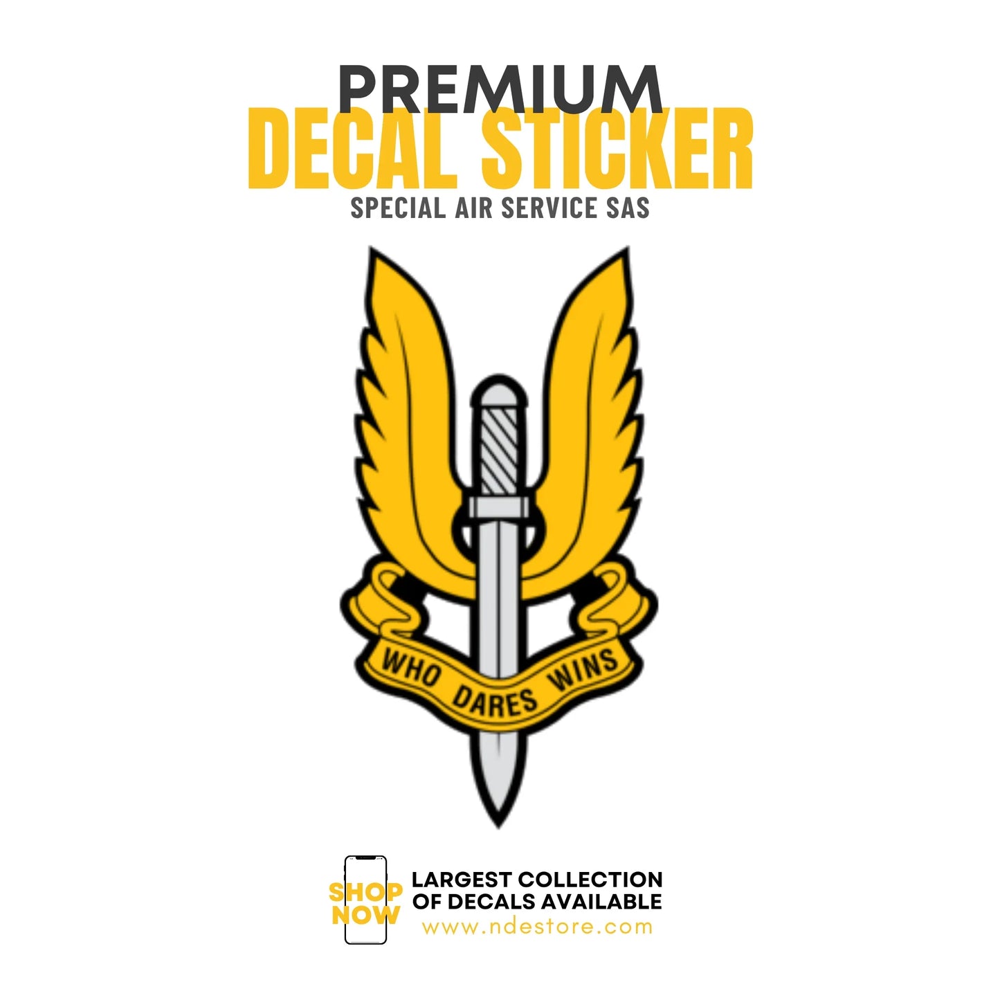 STICKER DECAL SPECIAL AIR SERVICE SAS