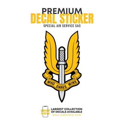 STICKER DECAL SPECIAL AIR SERVICE SAS