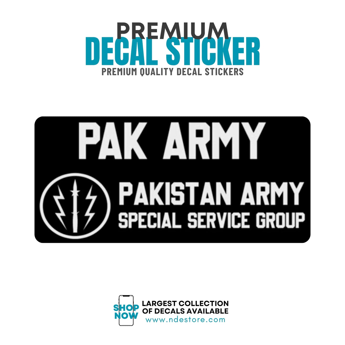 STICKER DECAL PAK ARMY SSG