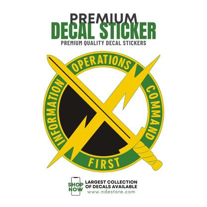 STICKER DECAL INFORMATION OPERATIONS COMMAND