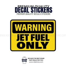 STICKER, JET FUEL ONLY - ndestore.com