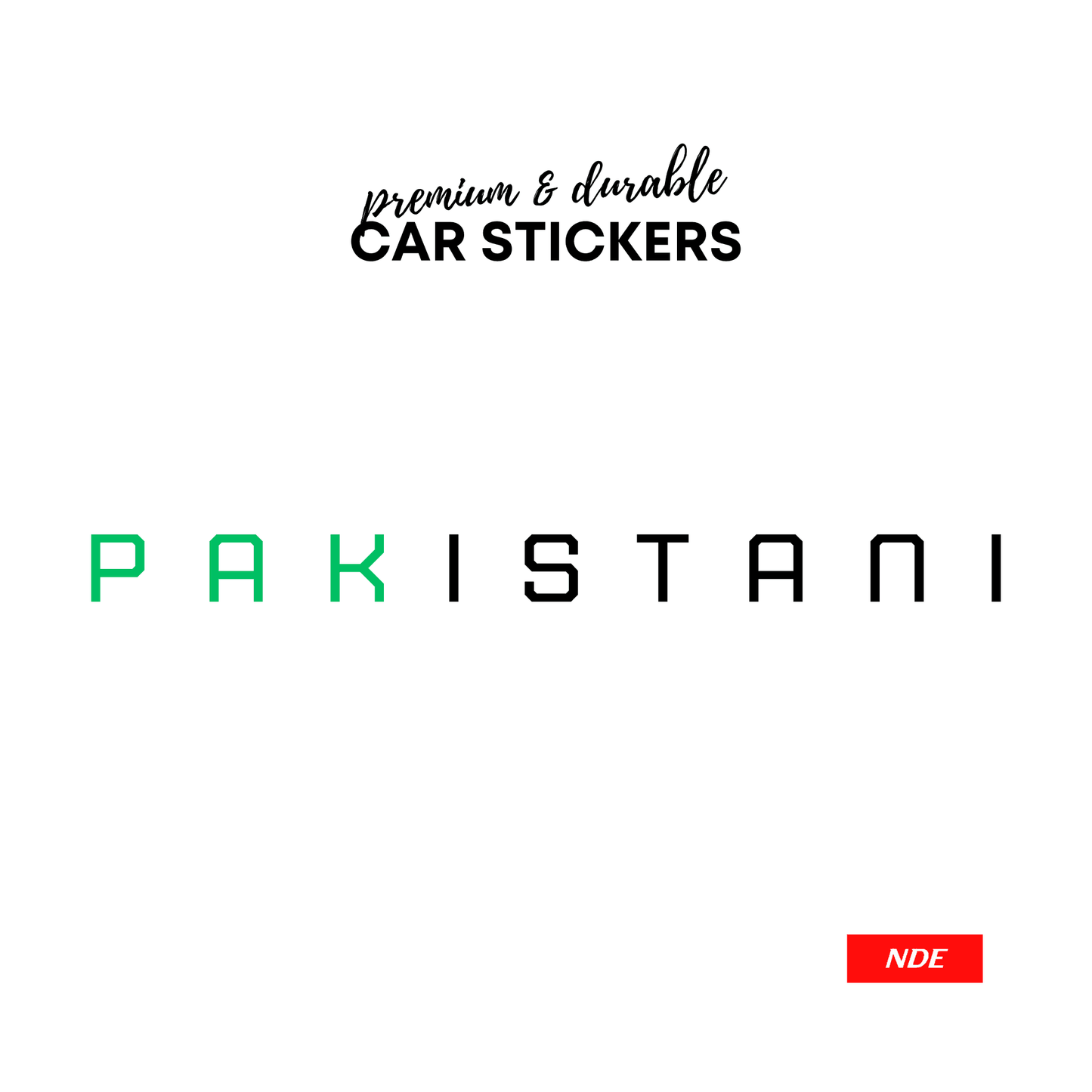 STICKER, PAKISTANI - ndestore.com