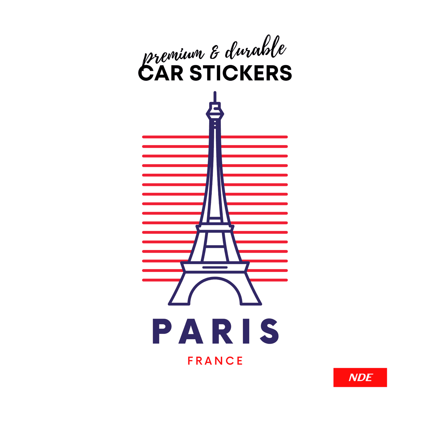STICKER, FRANCE PARIS (FR-008) - ndestore.com
