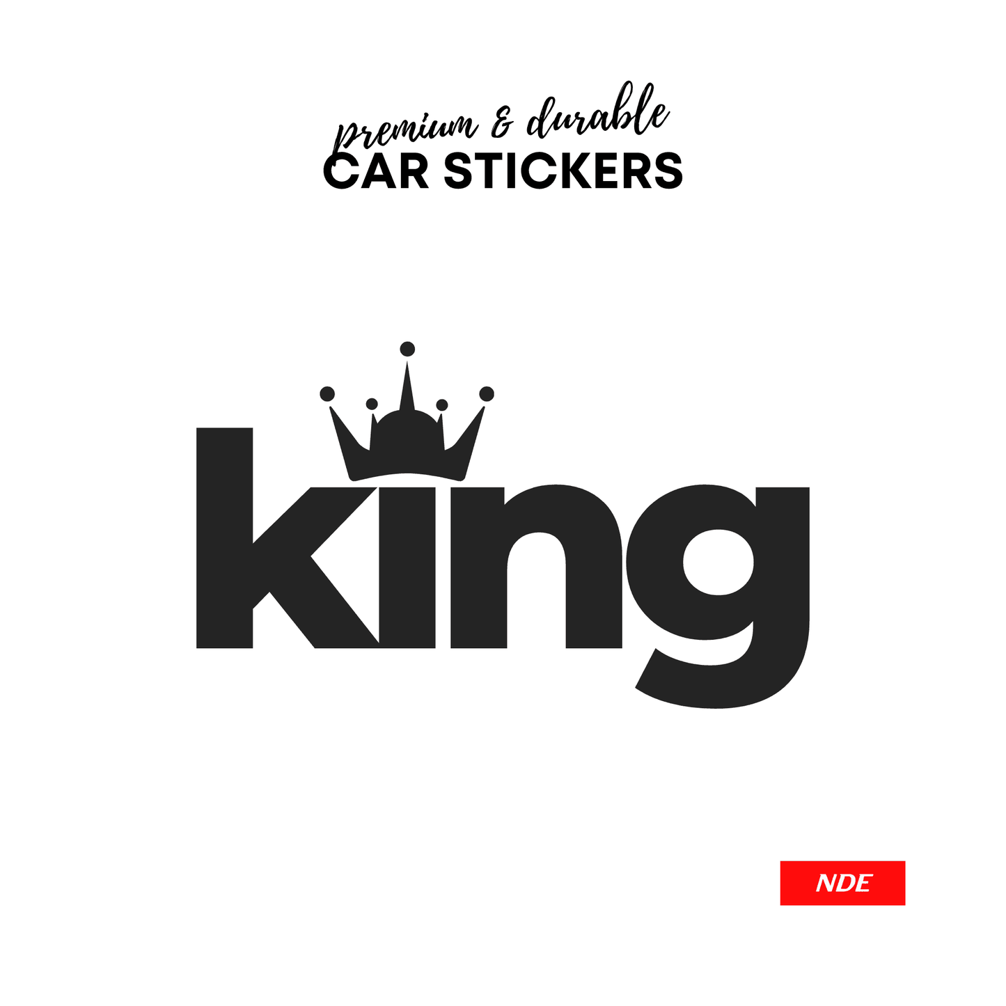 STICKER, KING SKU:99648 - ndestore.com