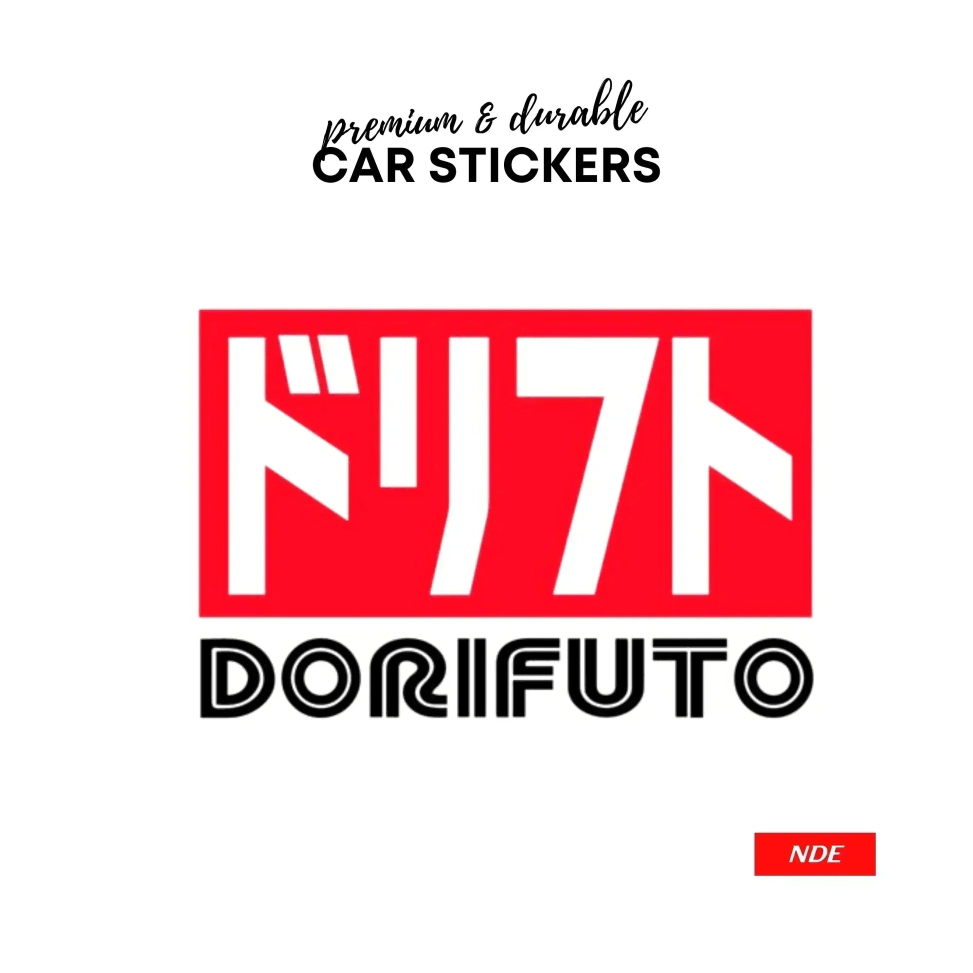 STICKER, JDM SERIES DORIFUTO (SKU:99668) - ndestore.com