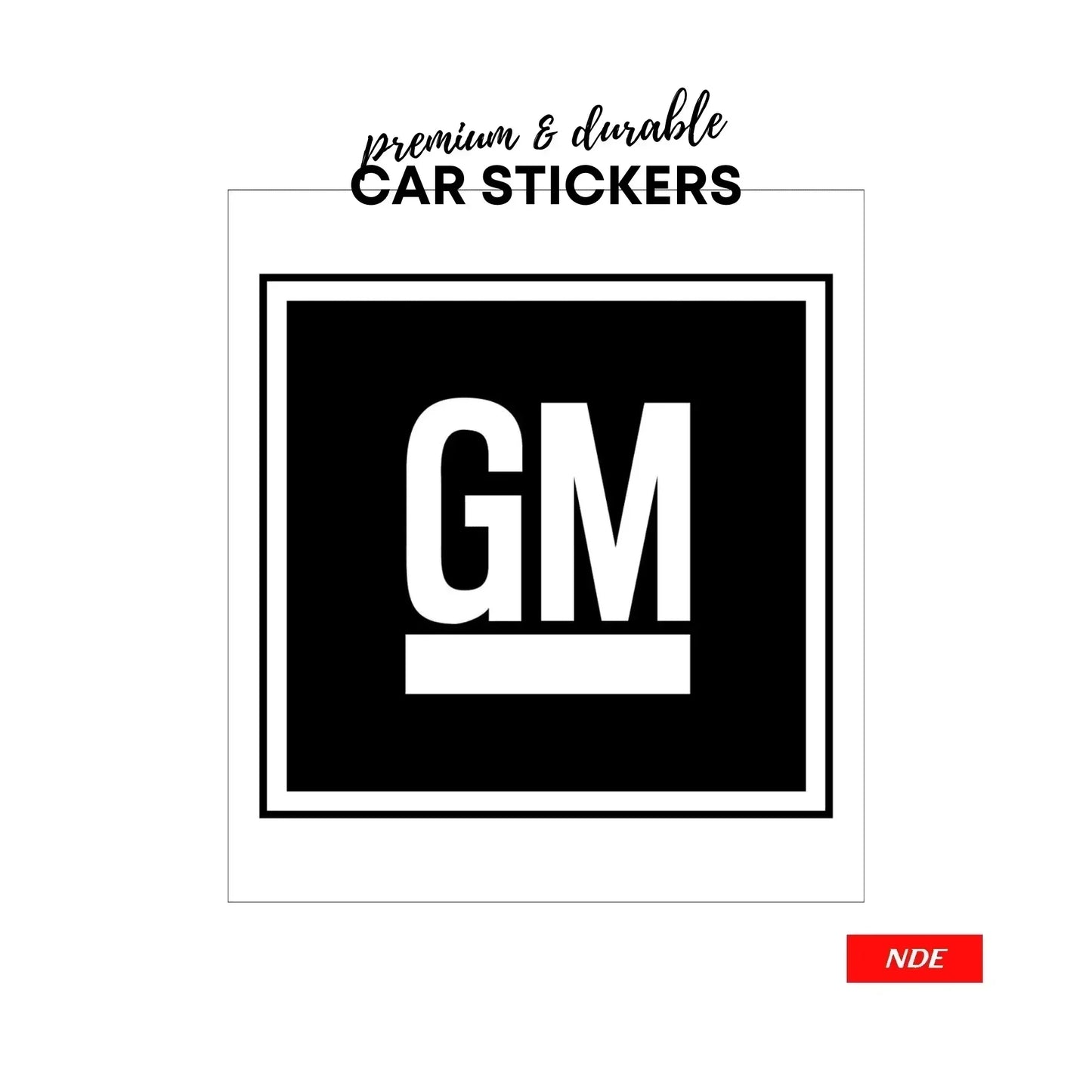STICKER, GM SKU:9969 - ndestore.com