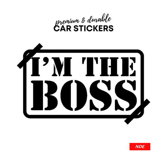 STICKER,I'M THE BOSS SKU:99985 - ndestore.com