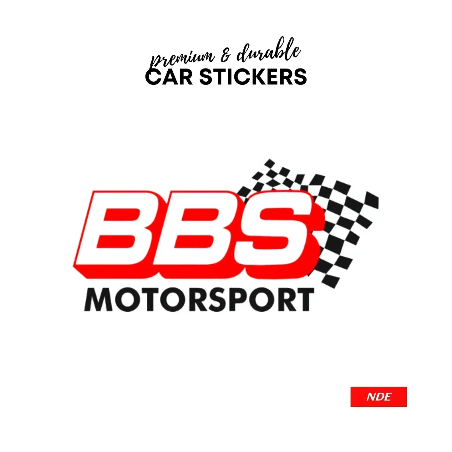 STICKER, BBS MOTORSPORTS SKU:99987 - ndestore.com