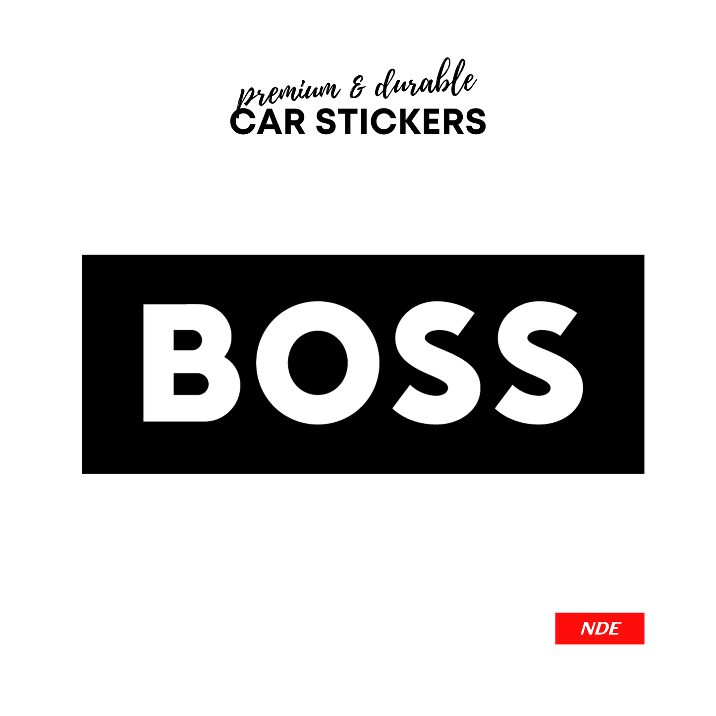 STICKER, BOSS SKU:99988 - ndestore.com
