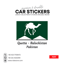 STICKER QUETTA BALOCHISTAN (SKU:C99089) - ndestore.com