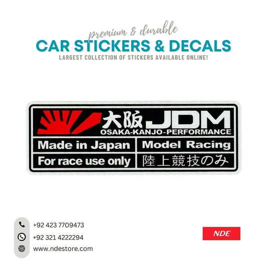 STICKER JDM OSAKA KANJO PERFORMANCE - ndestore.com