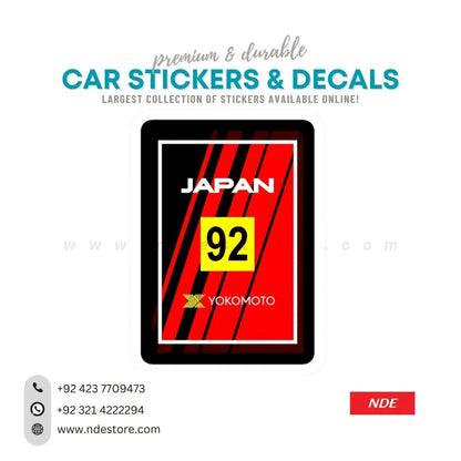 STICKER JAPAN 92 - ndestore.com