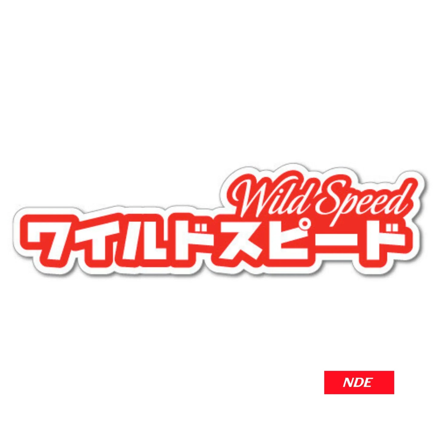 STICKER DECAL WILD SPEED