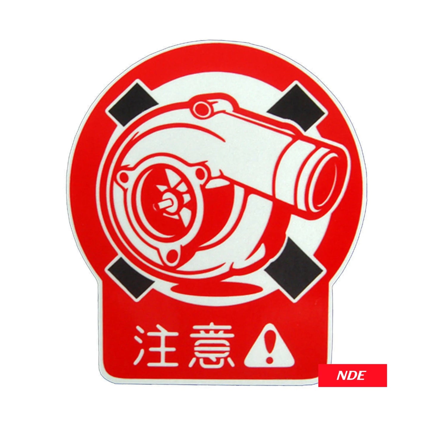 STICKER DECAL TURBO JDM