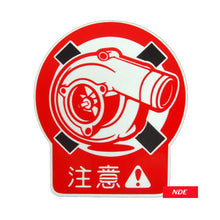 STICKER DECAL TURBO JDM