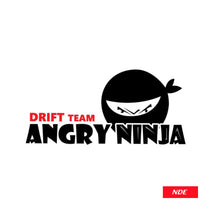 STICKER DECAL DRIFT TEAM ANGRY NINJA