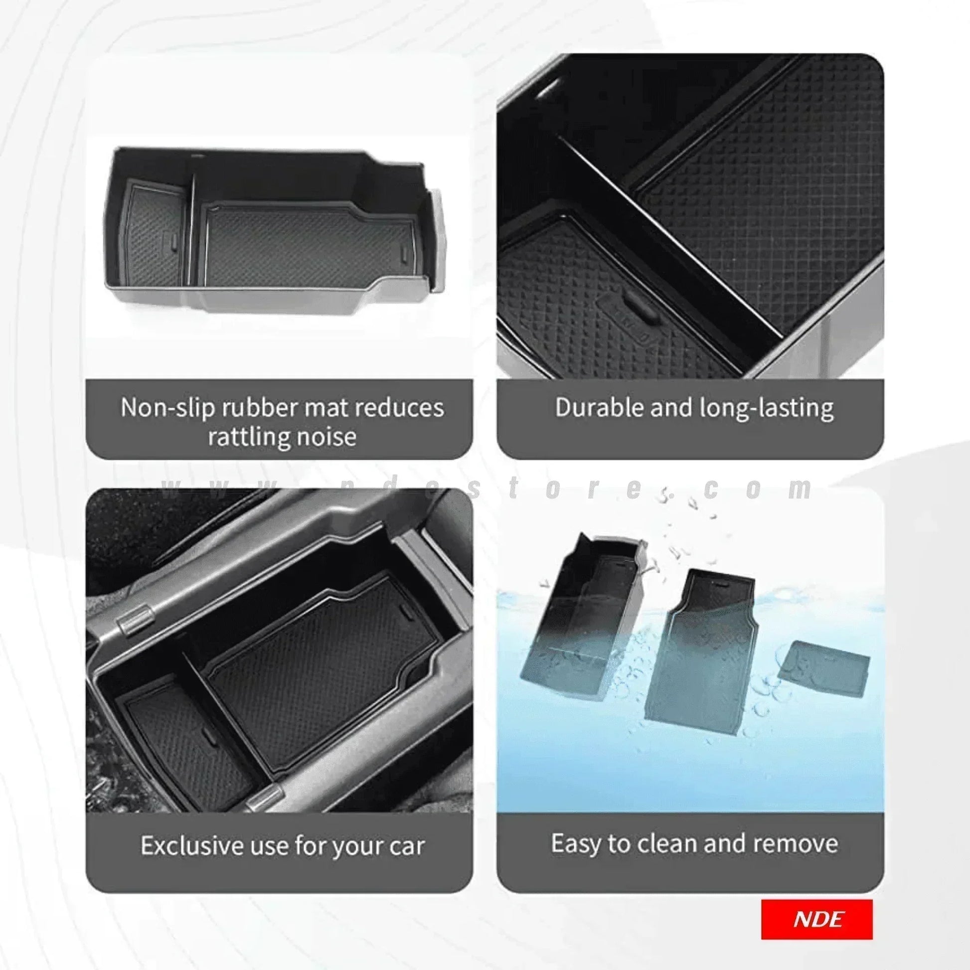 STORAGE BOX ARM REST ORGANIZER FOR PEUGEOT 2008 - ndestore.com