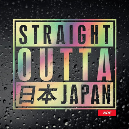 STICKER STRAIGHT OUTTA JAPAN - ndestore.com