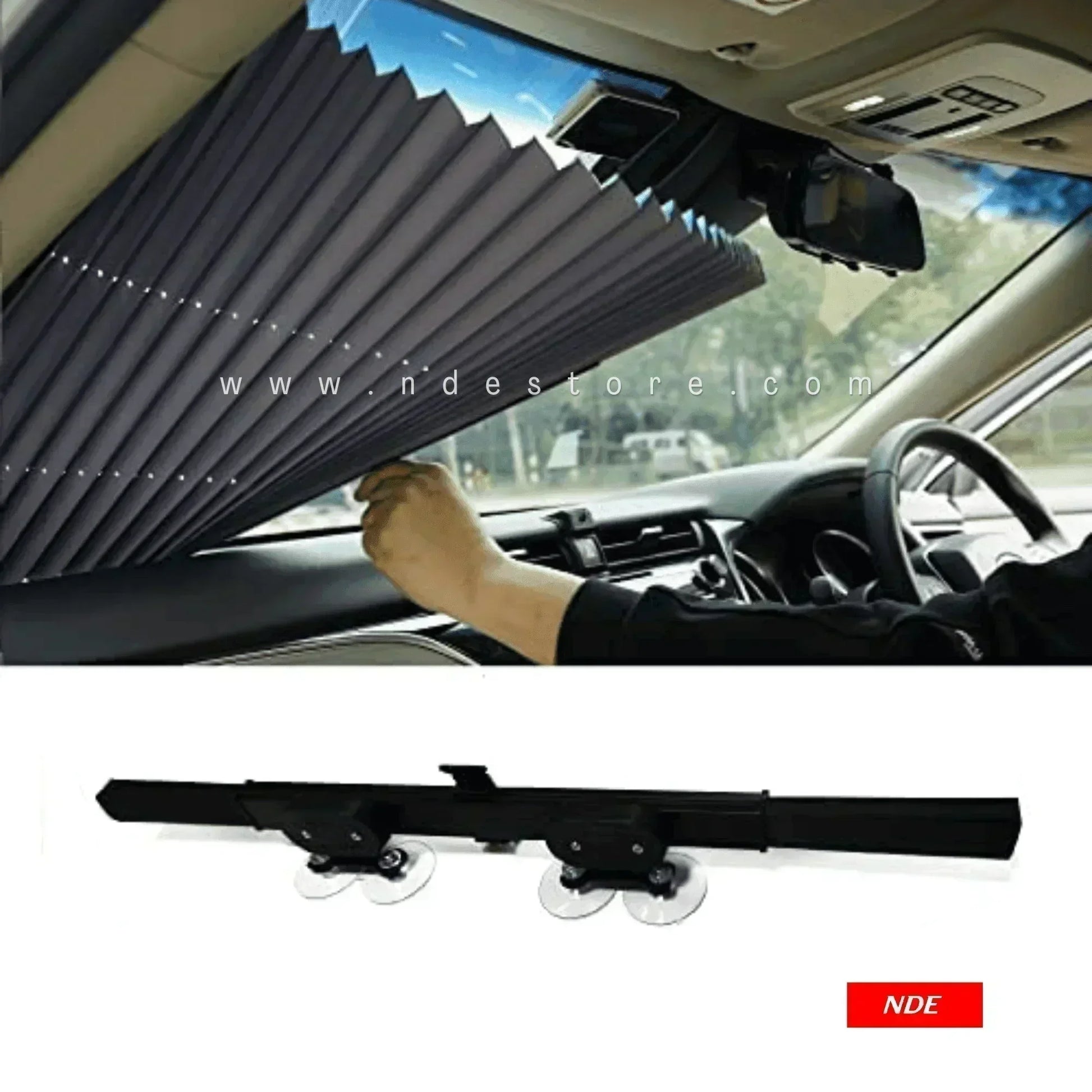 SUN SHADE RETRACTABLE CAR SIDE WINDOW CURTAINS - ndestore.com