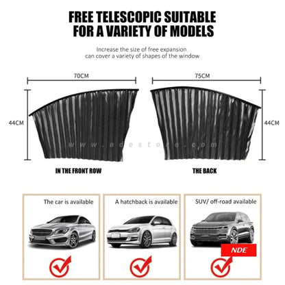 SUN SHADE MAGNETIC CURTAINS (UNIVERSAL INSTALLATION) - ndestore.com
