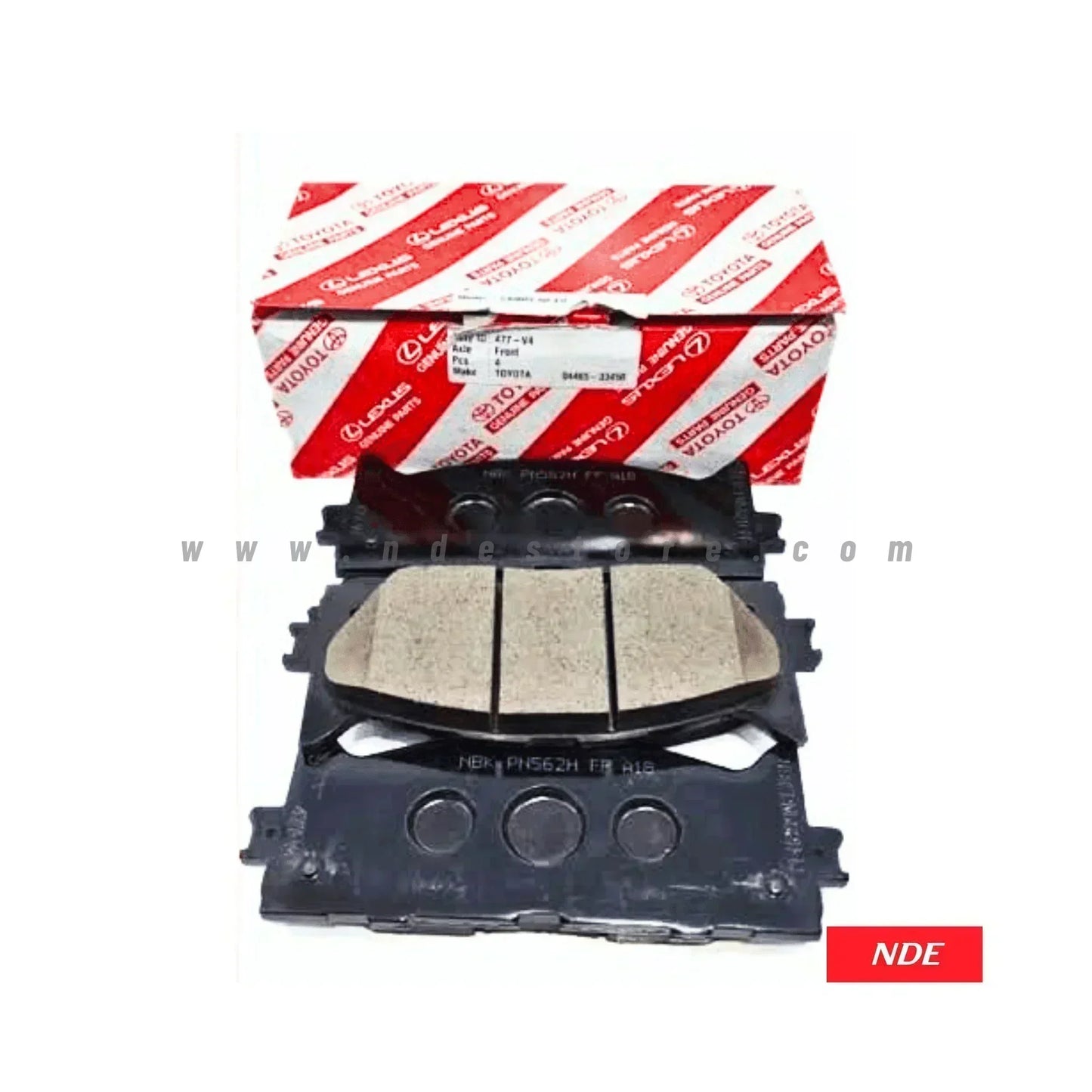 BRAKE DISC PAD SET FRONT GENUINE FOR TOYOTA CAMRY (2006-2008) - ndestore.com