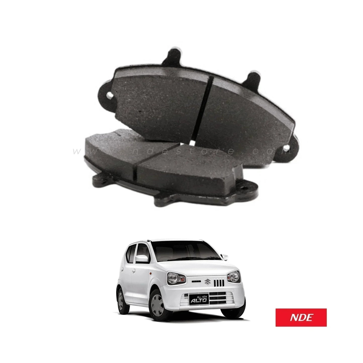 BRAKE DISC PAD SET FRONT i-BRAKE FOR SUZUKI ALTO (2018-2025) - ndestore.com