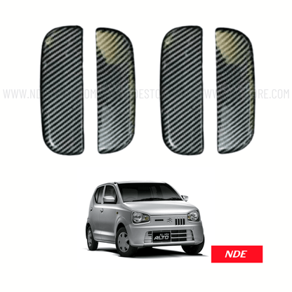 DOOR HANDLE COVER CARBON FIBER STYLE FOR SUZUKI ALTO (2018-2025) - ndestore.com