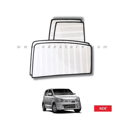 SUN SHADE WHITE WRINKLE FOR SUZUKI ALTO (2018-2025) - ndestore.com
