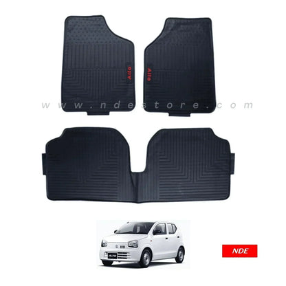 FLOOR MAT RUBBER / LATEX ANTI SLIP SILICONE FOR SUZUKI ALTO (2018-2025) (IMPORTED) - ndestore.com