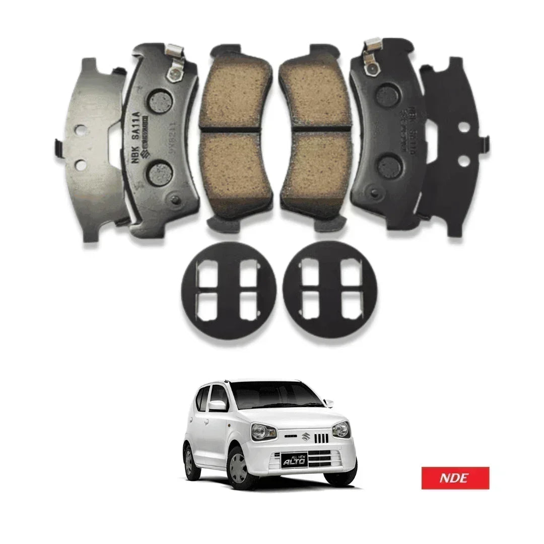 BRAKE DISC PAD SET FRONT GENUINE FOR SUZUKI ALTO (2018-2025) - ndestore.com