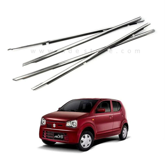 WEATHER STRIP CHROME COVER FOR SUZUKI ALTO (2018-2025) - ndestore.com
