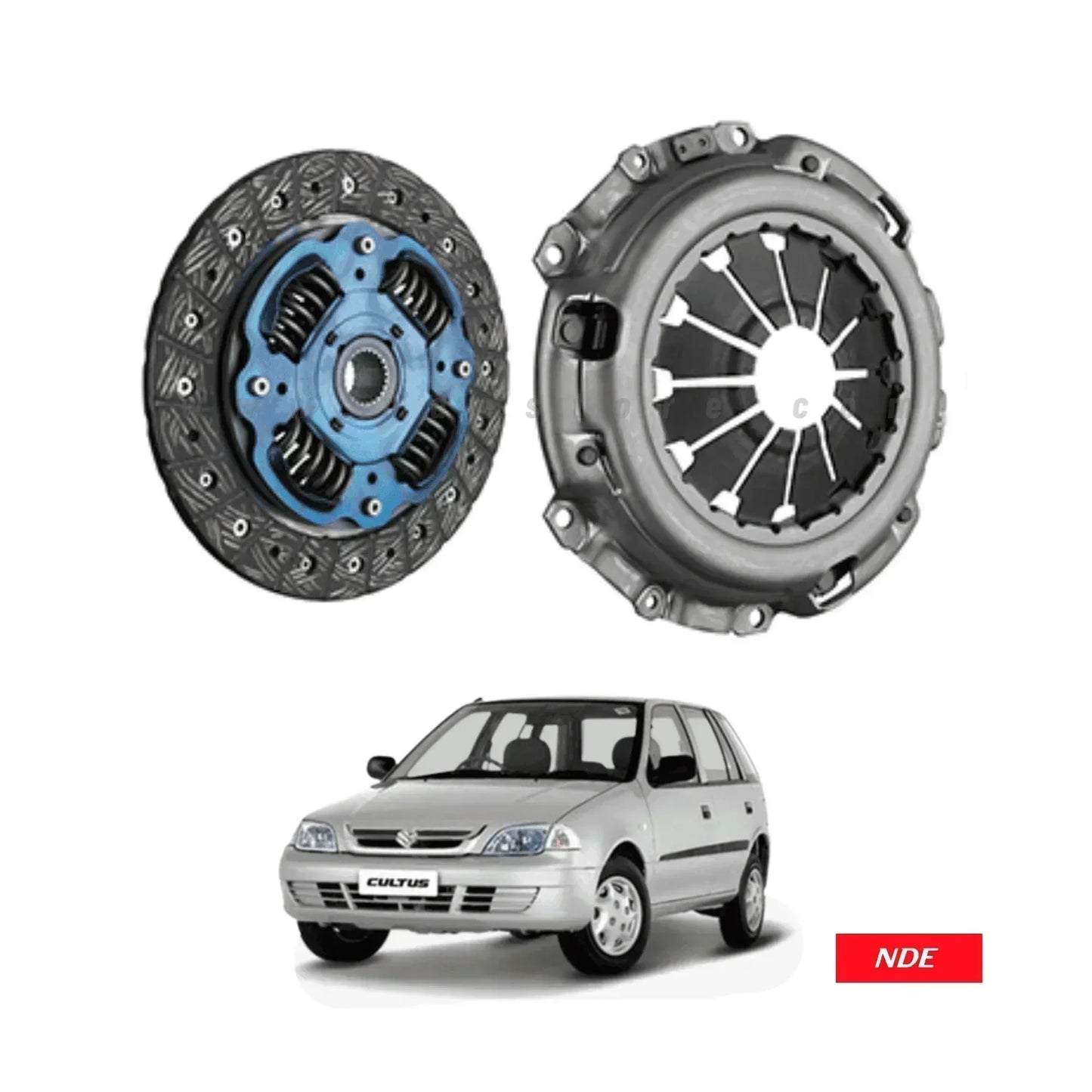 CLUTCH PLATE AND PRESSURE REFURBISHED FOR SUZUKI CULTUS (2002-2021) - ndestore.com
